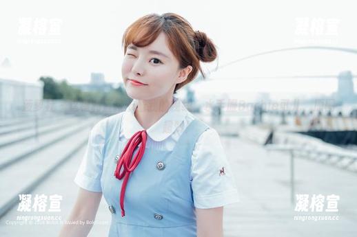 菠萝社 - 这福利直接卡着我的视线，水手服Barbie可儿，原图超赞！